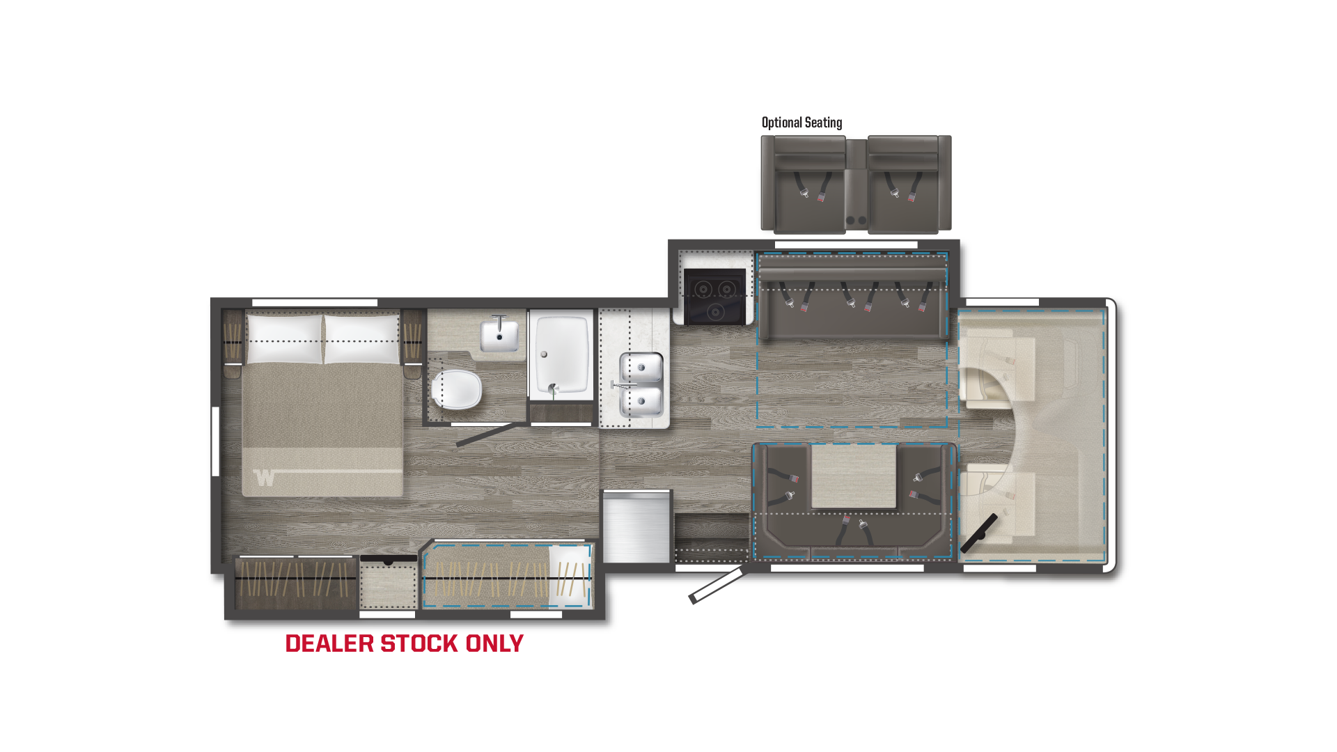 2026 Winnebago Spirit 31H floor plan